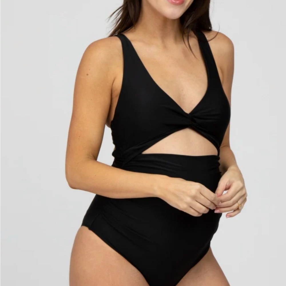 Pinkblush Black Women's One Piece Swimsuit